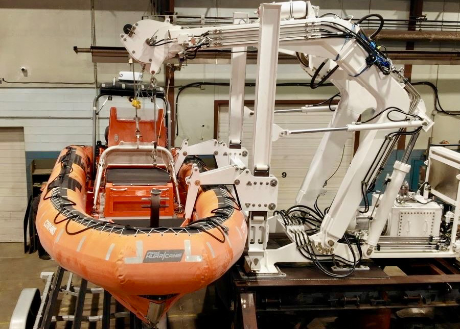 Hawboldt DA6 Workboat Davit