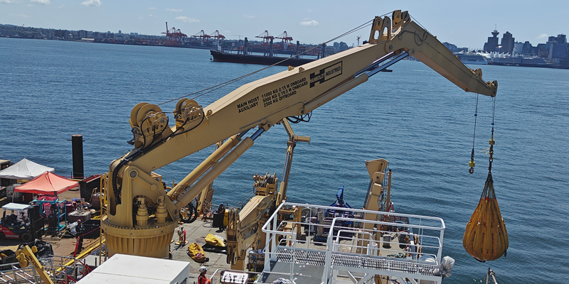 Marine Crane Test Lift
