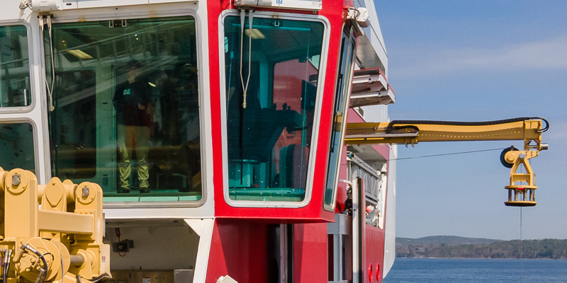 LARS launching and recovery system CTD Rosette